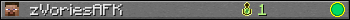 zVoriesAFK userbar 350x20