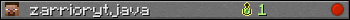 zarriorytjava userbar 350x20