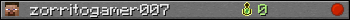 zorritogamer007 userbar 350x20