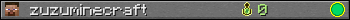 zuzuminecraft userbar 350x20