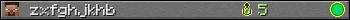 zxfghjkhb userbar 350x20