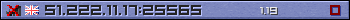 Userbar lila 350x20 für den Server 51.222.11.17:25565
