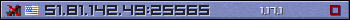 Userbar purple 350x20 for 51.81.142.49:25565
