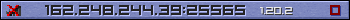 Userbar lila 350x20 für den Server 162.248.244.39:25565