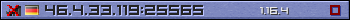 Userbar purple 350x20 for 46.4.33.119:25565