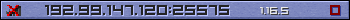 Userbar lila 350x20 für den Server 192.99.147.120:25575