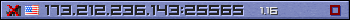 Userbar lila 350x20 für den Server 173.212.236.143:25565