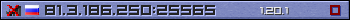 Userbar lila 350x20 für den Server 81.3.186.250:25565