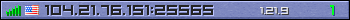 Userbar lila 350x20 für den Server 104.21.76.151:25565