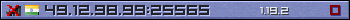 Userbar lila 350x20 für den Server 49.12.98.99:25565