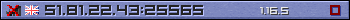 Userbar lila 350x20 für den Server 51.81.22.43:25565