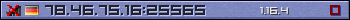 Userbar purple 350x20 for 78.46.75.16:25565
