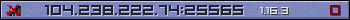 Userbar lila 350x20 für den Server 104.238.222.74:25565