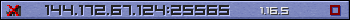 Userbar lila 350x20 für den Server 144.172.67.124:25565