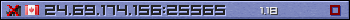 Userbar lila 350x20 für den Server 24.69.174.156:25565