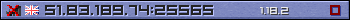 Userbar lila 350x20 für den Server 51.83.189.74:25565