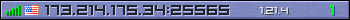 Userbar lila 350x20 für den Server 173.214.175.34:25565