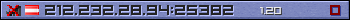 Userbar lila 350x20 für den Server 212.232.28.94:25382