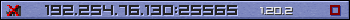 Userbar lila 350x20 für den Server 192.254.76.130:25565