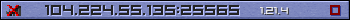 Userbar lila 350x20 für den Server 104.224.55.135:25565