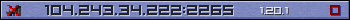 Userbar lila 350x20 für den Server 104.243.34.222:2265