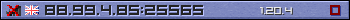 Userbar purple 350x20 for 88.99.4.85:25565