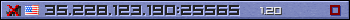 Userbar lila 350x20 für den Server 35.228.123.190:25565