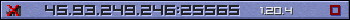 Userbar lila 350x20 für den Server 45.93.249.246:25565