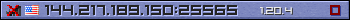 Userbar lila 350x20 für den Server 144.217.189.150:25565