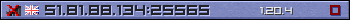 Userbar lila 350x20 für den Server 51.81.88.134:25565