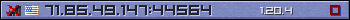 Userbar lila 350x20 für den Server 71.85.49.147:44564