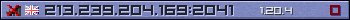 Userbar lila 350x20 für den Server 213.239.204.169:2041