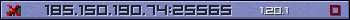 Userbar lila 350x20 für den Server 185.150.190.74:25565