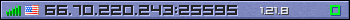 Userbar lila 350x20 für den Server 66.70.220.243:25595