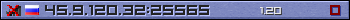 Userbar lila 350x20 für den Server 45.9.120.32:25565