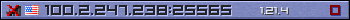 Userbar lila 350x20 für den Server 100.2.247.238:25565