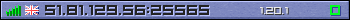 Userbar lila 350x20 für den Server 51.81.129.56:25565