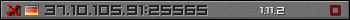 Userbar gray 350x20 for 37.10.105.91:25565