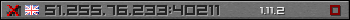 Userbar grau 350x20 für den Server 51.255.76.233:40211