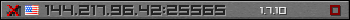 Userbar grau 350x20 für den Server 144.217.96.42:25565