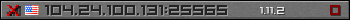 Userbar grau 350x20 für den Server 104.24.100.131:25565