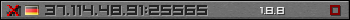 Userbar gray 350x20 for 37.114.48.91:25565