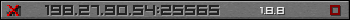 Userbar grau 350x20 für den Server 198.27.90.54:25565
