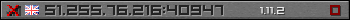 Userbar grau 350x20 für den Server 51.255.76.216:40947