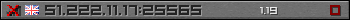 Userbar grau 350x20 für den Server 51.222.11.17:25565