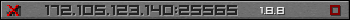 Userbar gray 350x20 for 172.105.123.140:25565