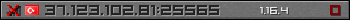 Userbar grau 350x20 für den Server 37.123.102.81:25565