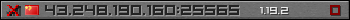 Userbar gray 350x20 for 43.248.190.160:25565