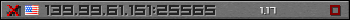 Userbar grau 350x20 für den Server 139.99.61.151:25565