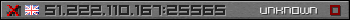 Userbar grau 350x20 für den Server 51.222.110.167:25565